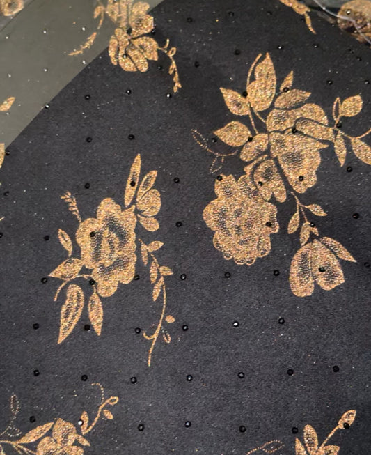 Floral Closed Abaya