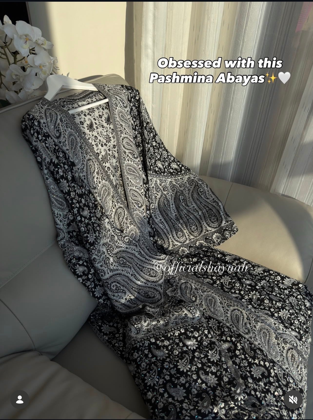 Closed Pashmina Abayas